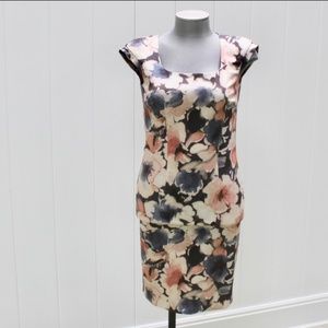 Peserico floral sheath dress